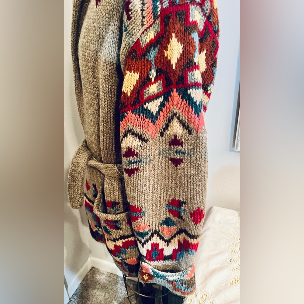 Rare Vintage Collector’s Ralph Lauren Country Cardigan Sweater - Picture 7 of 12